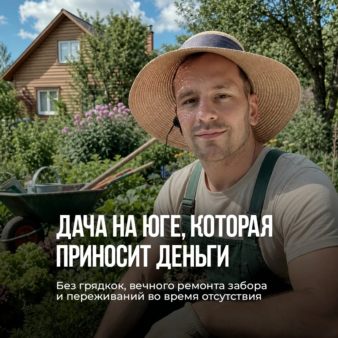 Дача на Юге, которая приносит деньги 🌊🏡