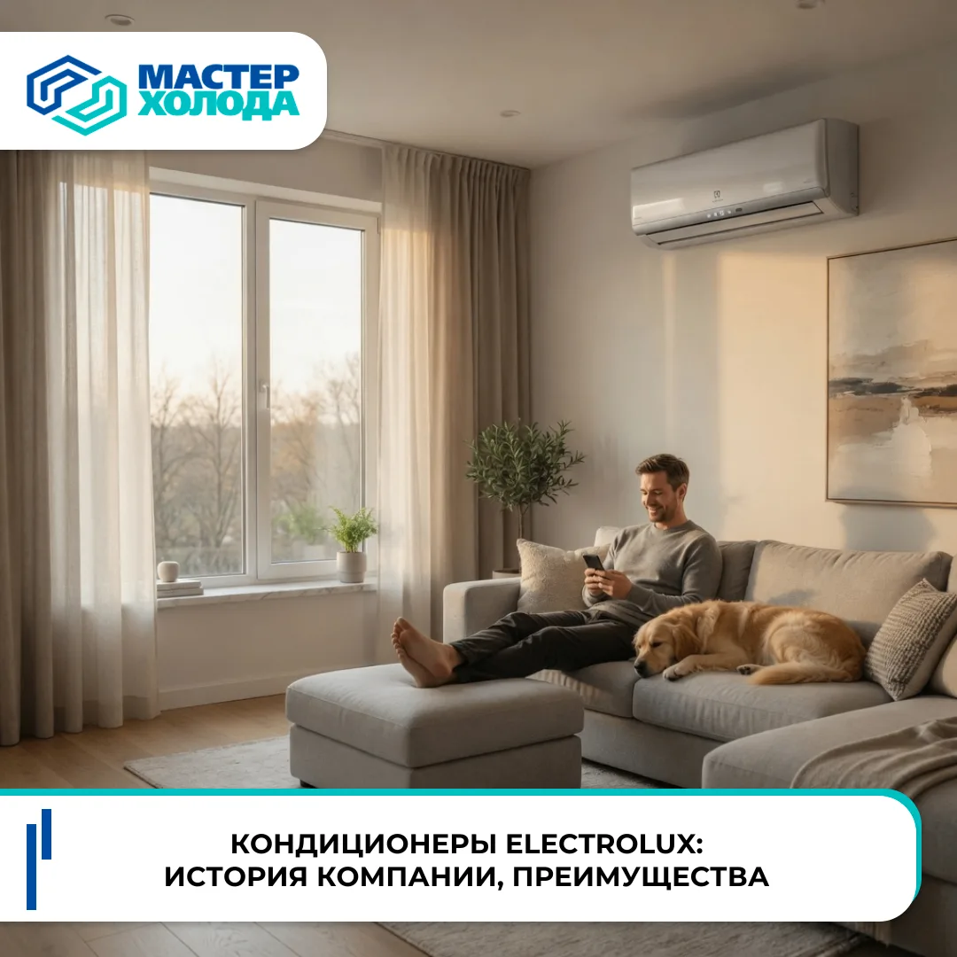 🌬️ Кондиционеры Electrolux: история компании, преимущества
Electrolux — бренд, который более 100 ле