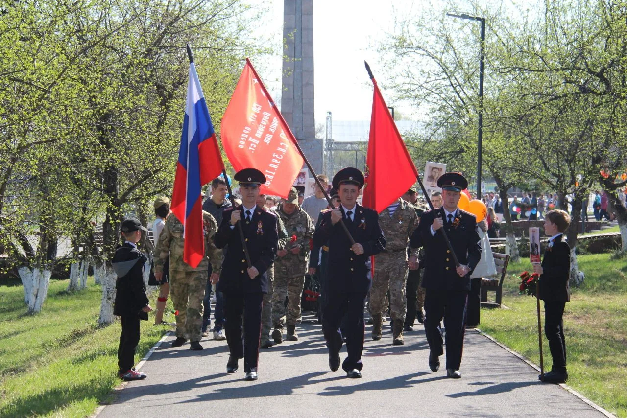 🇷🇺 9 мая в селе Краснотуранск состоялся митинг, посвященный 81-й годовщине Победы в Великой Отечеств