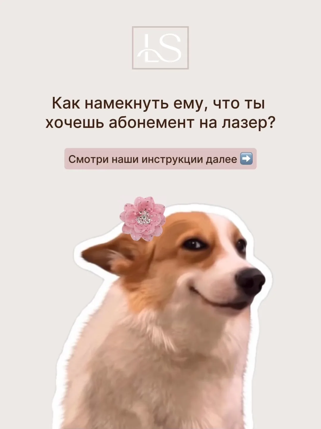Как намекнуть ему, что ты хочешь абонемент на лазер? 🤔
