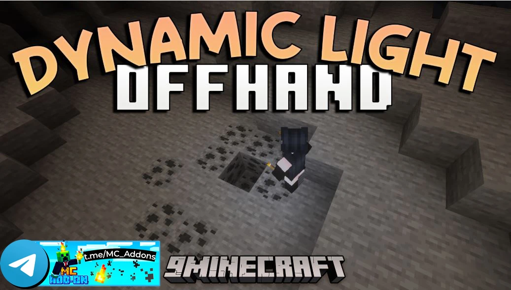 Дополнение Dynamic Light Offhand (26.x, 1.21)

позволяет держать факелы в левой руке во время исслед