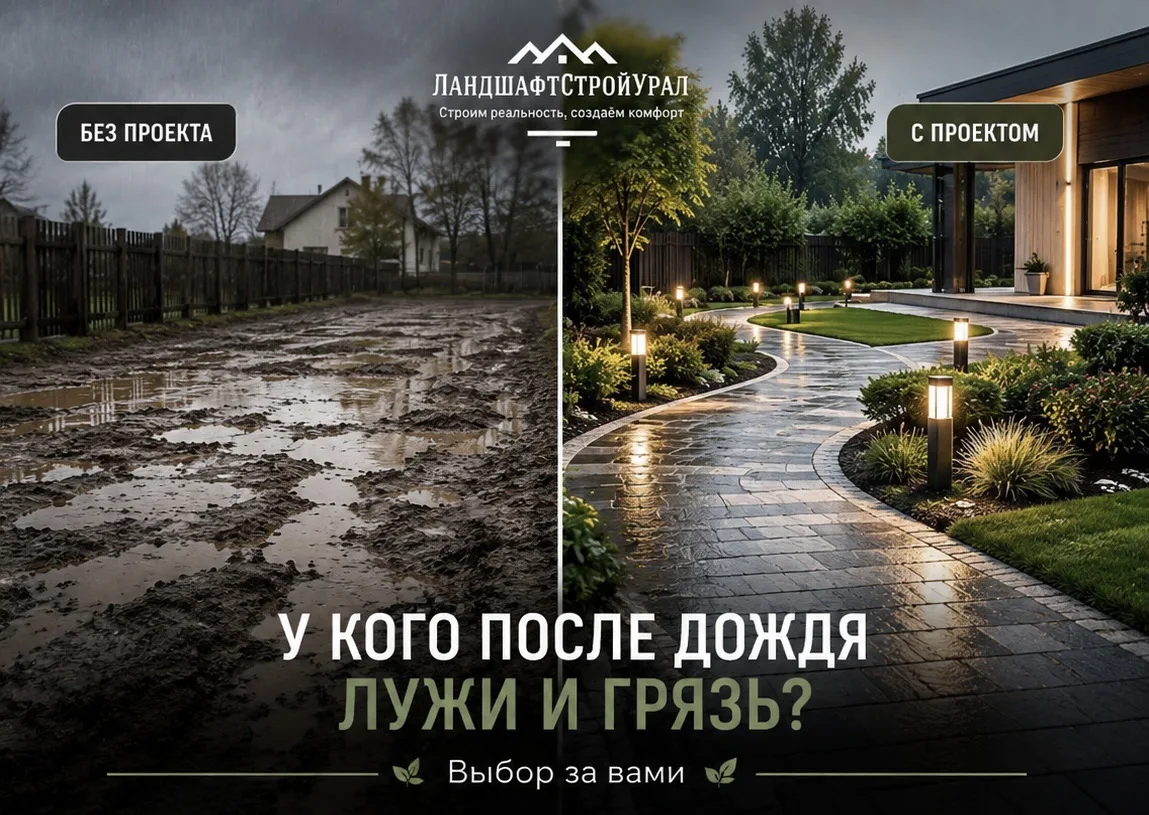 🌧️Дождь прошёл — а у вас снова лужи, грязь и испорченный газон?
