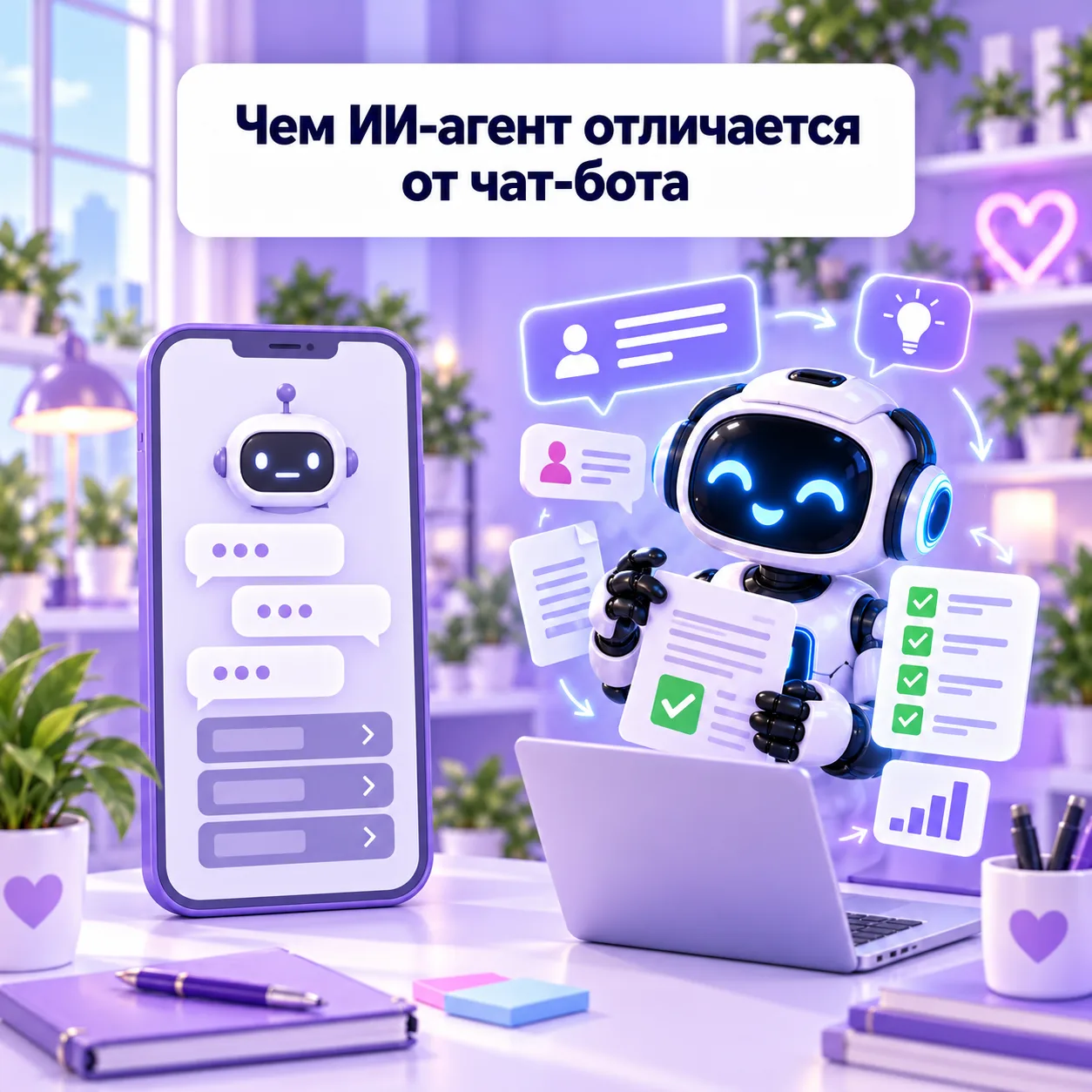 Чем ИИ-агент отличается от обычного чат-бота