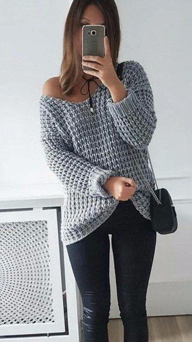 Пуловер спицами  🧶 Вязание на каждый день