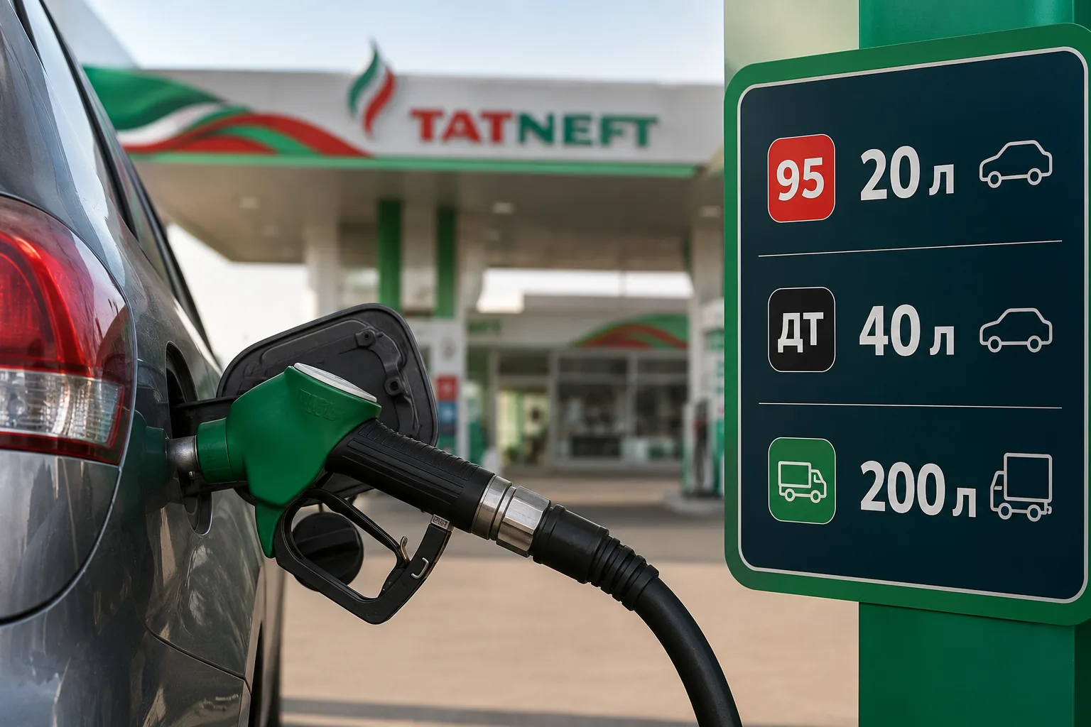 ⛽️ На заправках «Татнефть» неожиданно ограничили продажу топлива

Автомобилисты заметили, что на АЗС