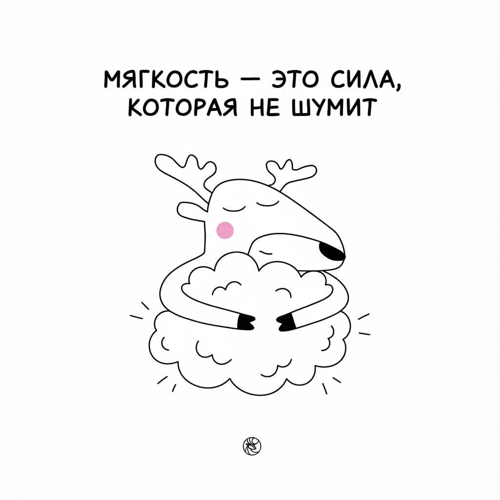 Обнимаю мир так, чтобы он перестал колоться 😌☕