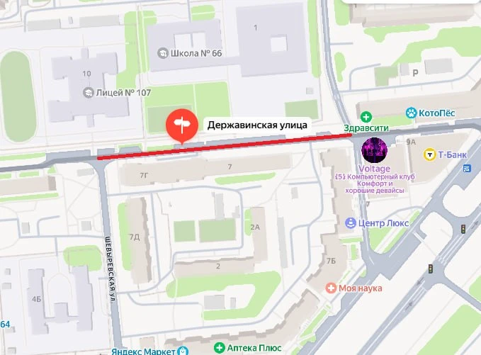 В Саратове участок улицы Державинской станет односторонним