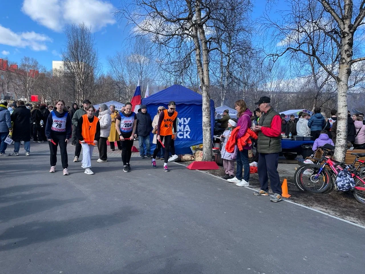 ⭐В День Победы в городском парке прошла легкоатлетическая эстафета. Это не просто соревнования, а да