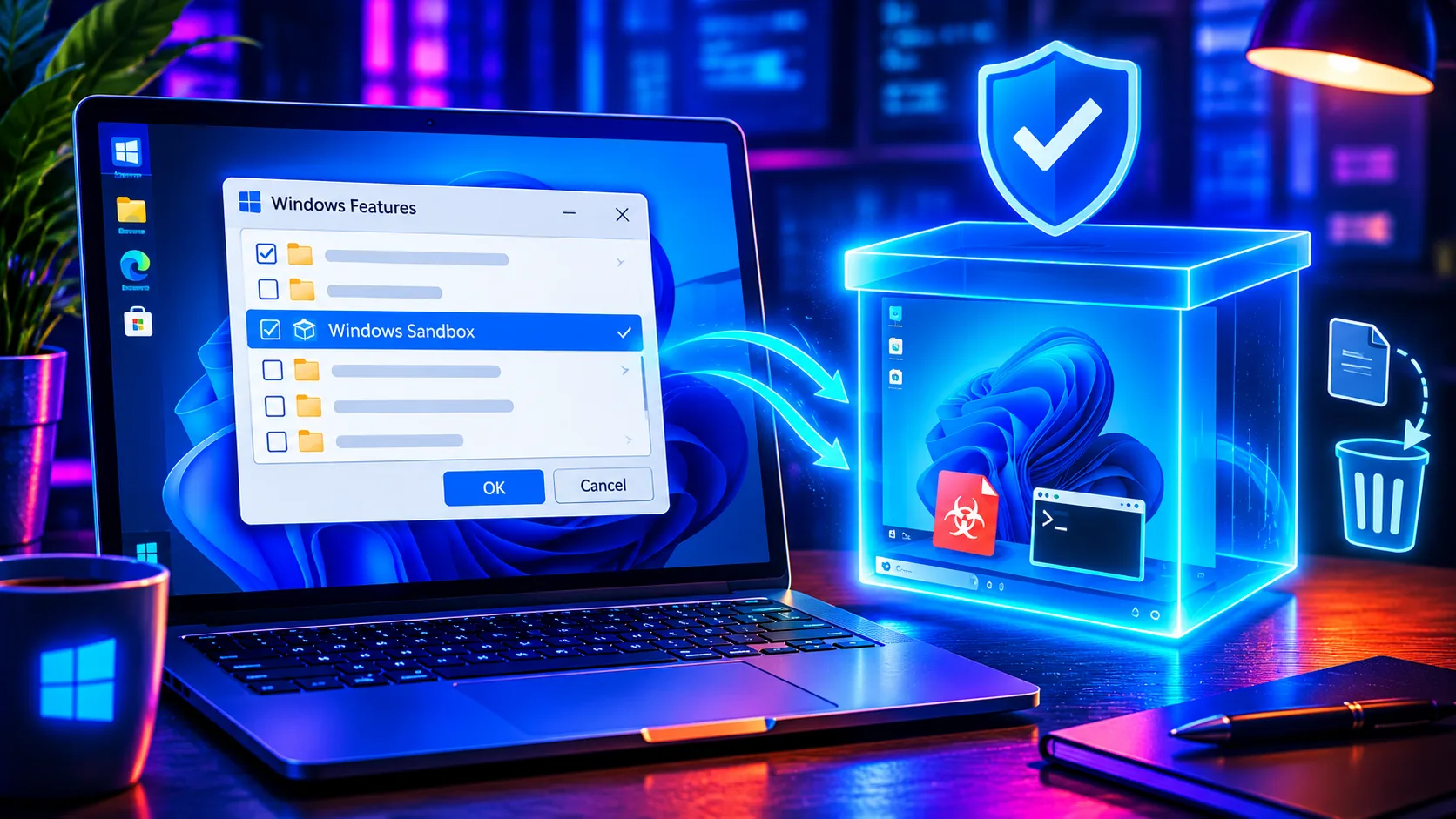 🧪 ХОТИТЕ ПРОВЕРИТЬ ПОДОЗРИТЕЛЬНУЮ ПРОГРАММУ, НО БОИТЕСЬ УСТАНАВЛИВАТЬ ЕЁ НА ОСНОВНОЙ W...