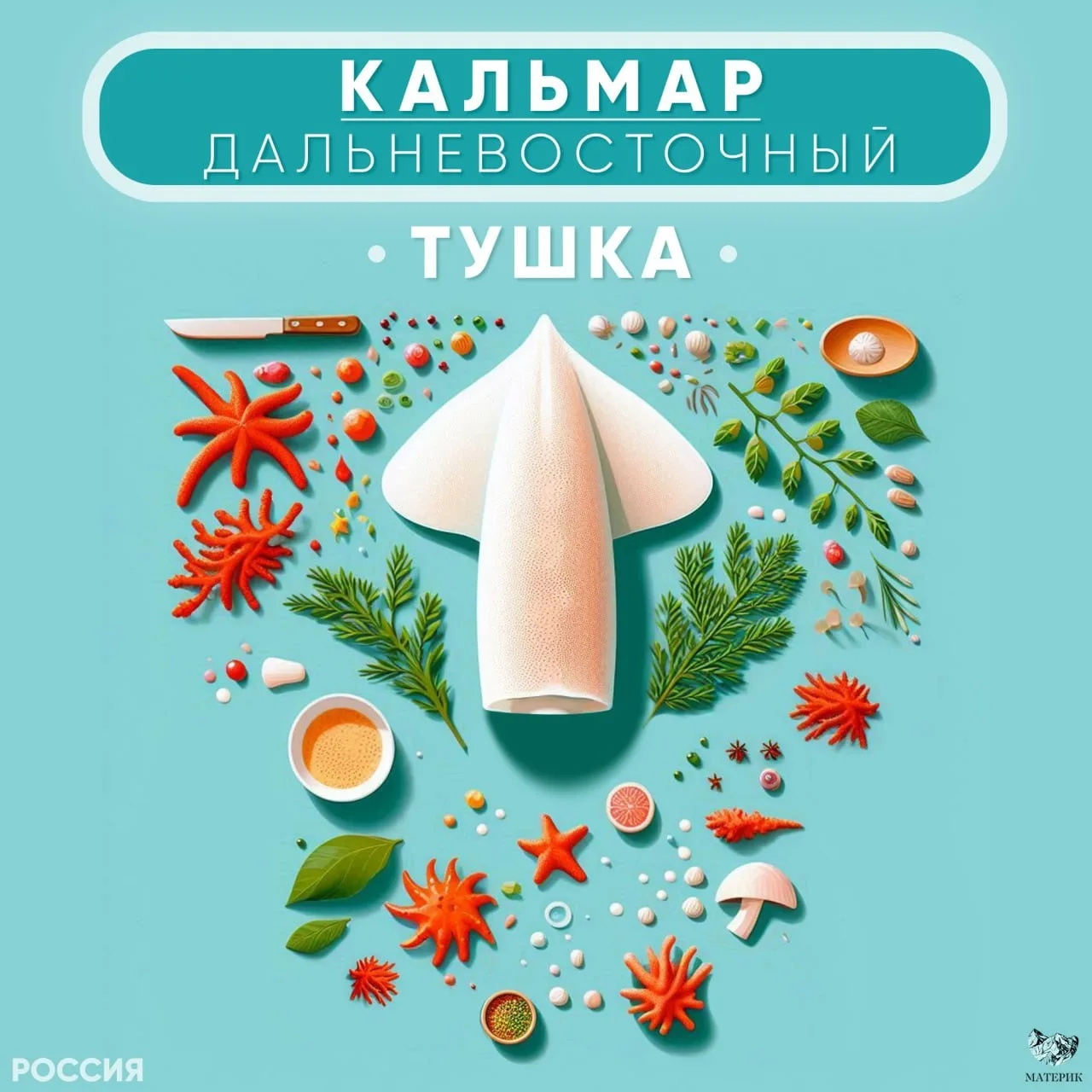 🦑ТУШКА ДАЛЬНЕВОСТОЧНОГО КАЛЬМАРА!