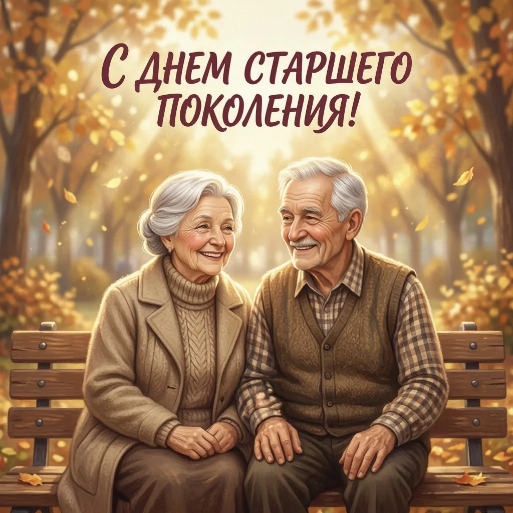 🌷 С Днём старшего поколения!