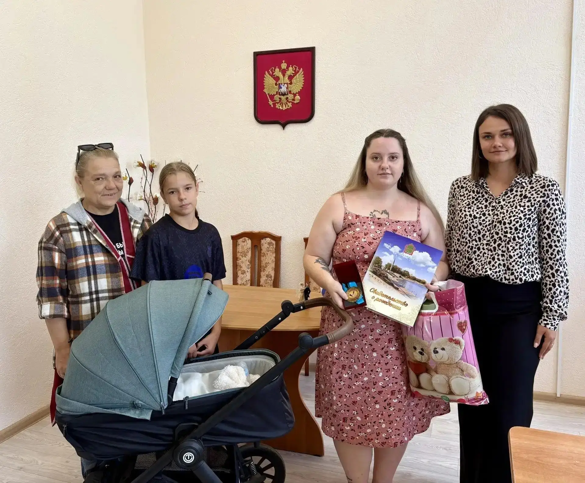 В Наровчатском районе проведена торжественная регистрация рождения ребенка.