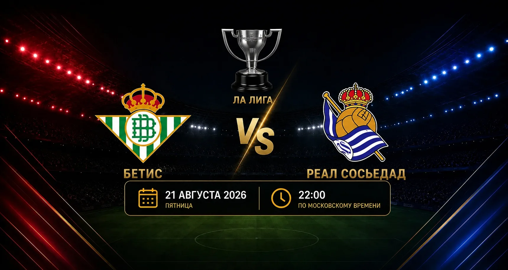 Бетис - Реал Сосьедад ⚽