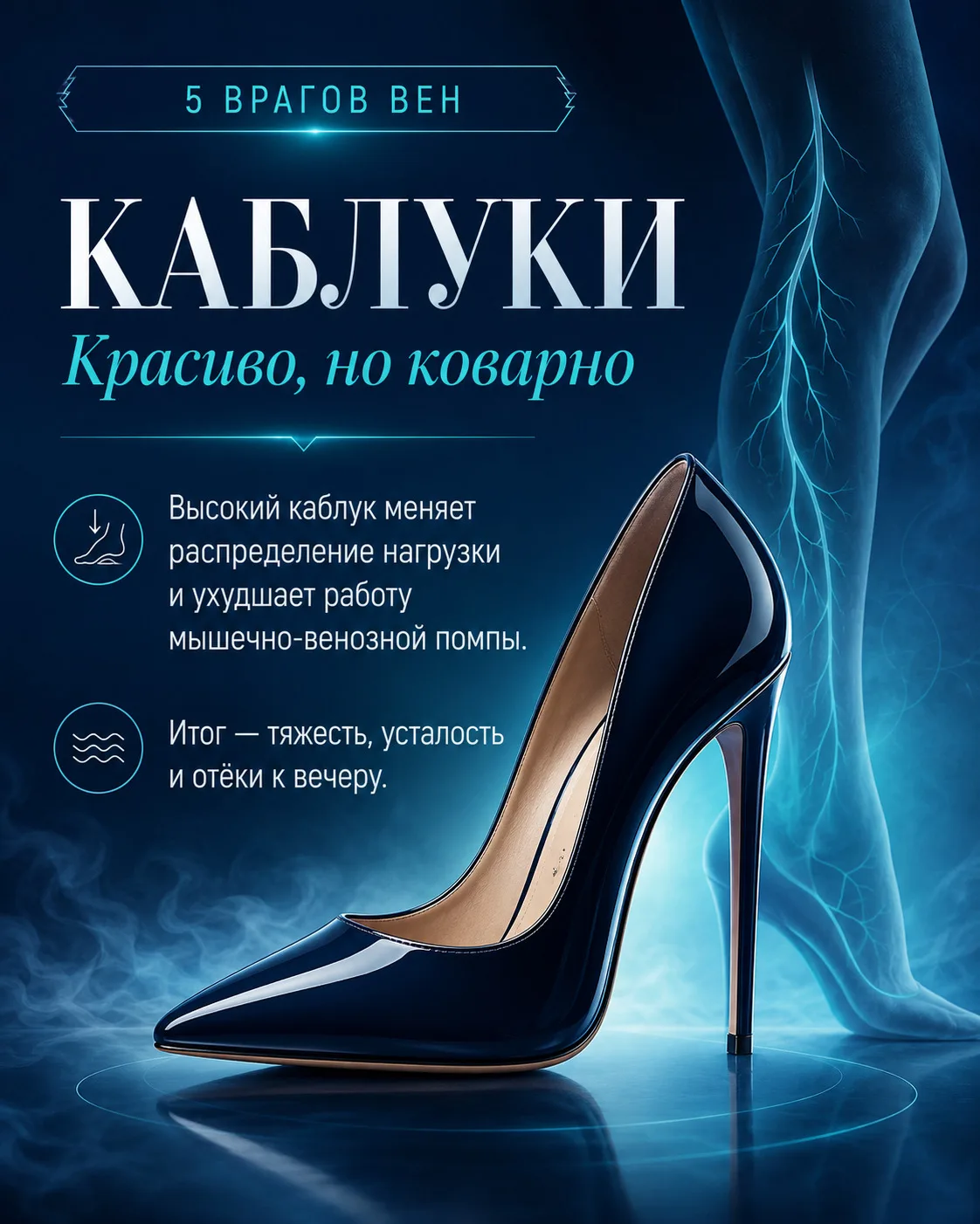 5 врагов для ваших вен