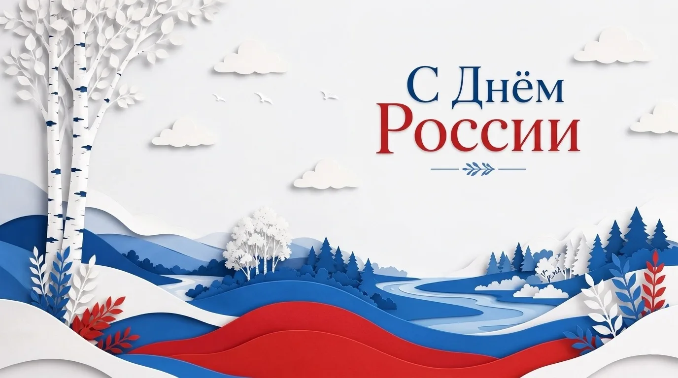 Дорогие друзья! Поздравляем вас с Днём России!

Этот праздник - дань уважения нашей великой стране с