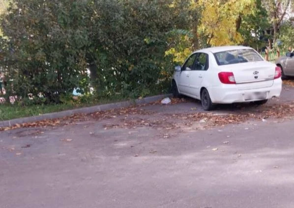 🍂 Двор на Литовском бульваре завалило листвой