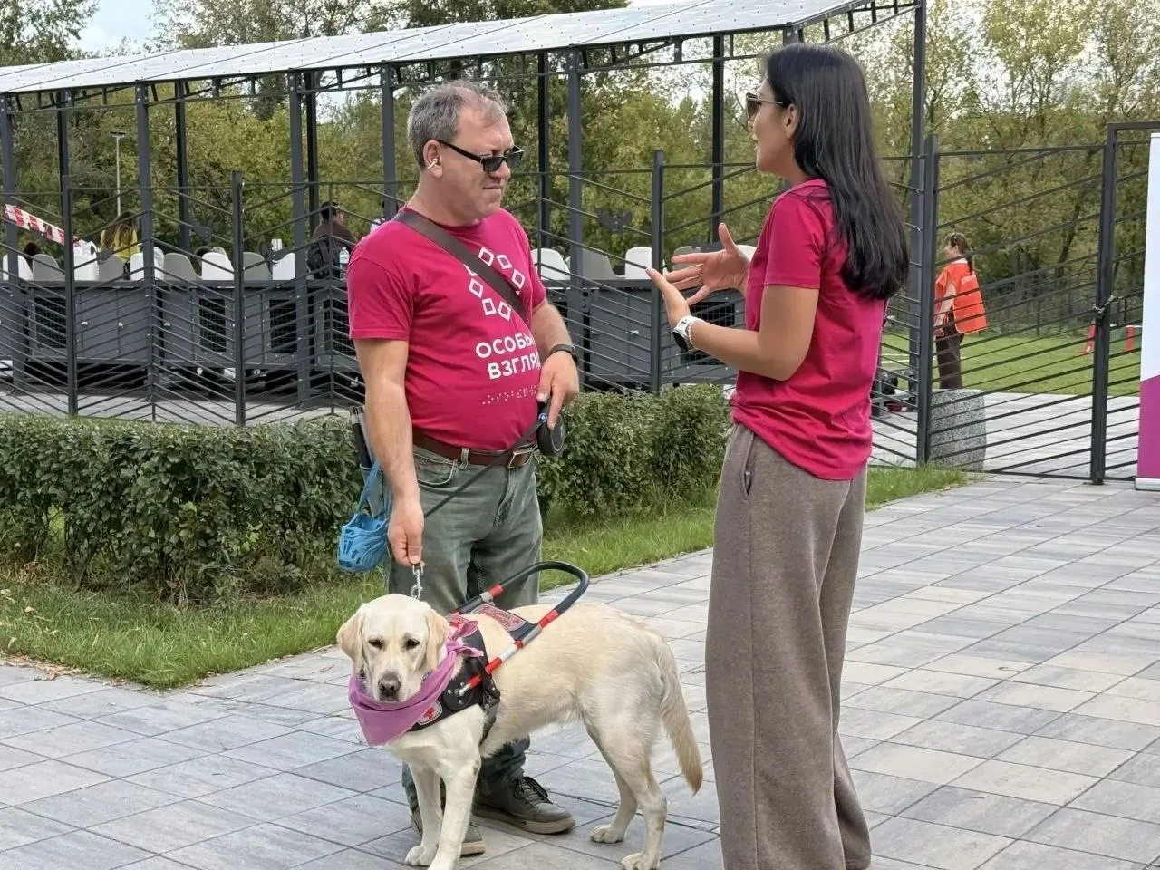 🐕 В «Парке Яуза» прошёл фестиваль с четвероногими помощниками