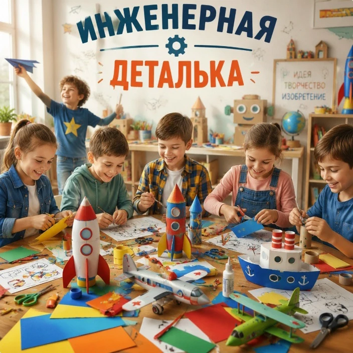 💥Клуб юных инженеров «Инженерная Деталька» приглашает детей!