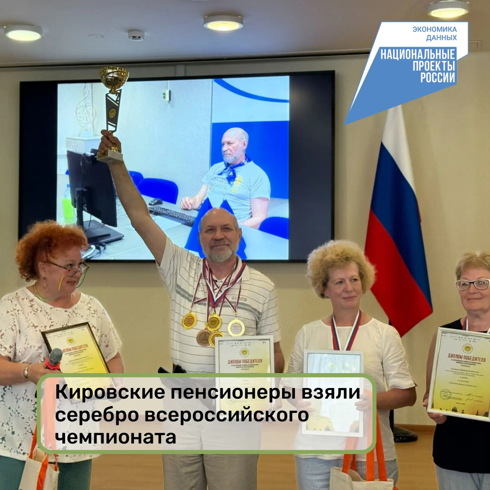 🏆Кировские пенсионеры взяли серебро всероссийского чемпионата

Сегодня на еженедельном оперативном 