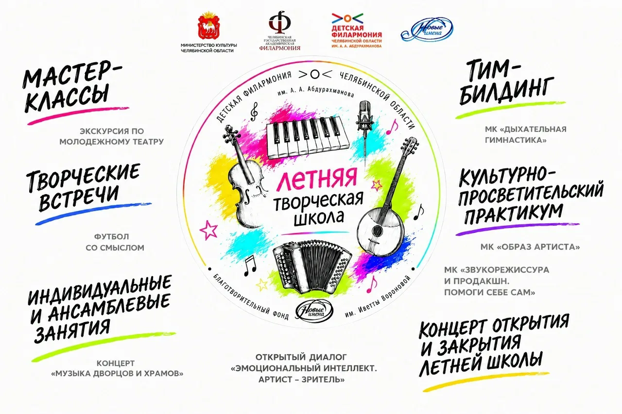 🎼В Челябинске впервые пройдет Летняя творческая школа «Новые имена».