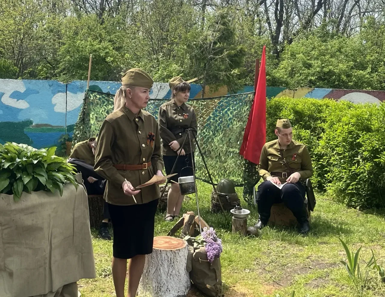 В Кропоткинском детском доме-интернате в преддверии Дня Победы сотрудники и воспитанники организовал