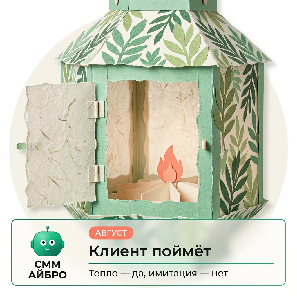 🌿 «Клиент же поймёт, что это не человек»