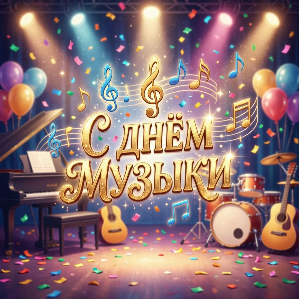 🎸🎹🎵Международный день музыки! 📜