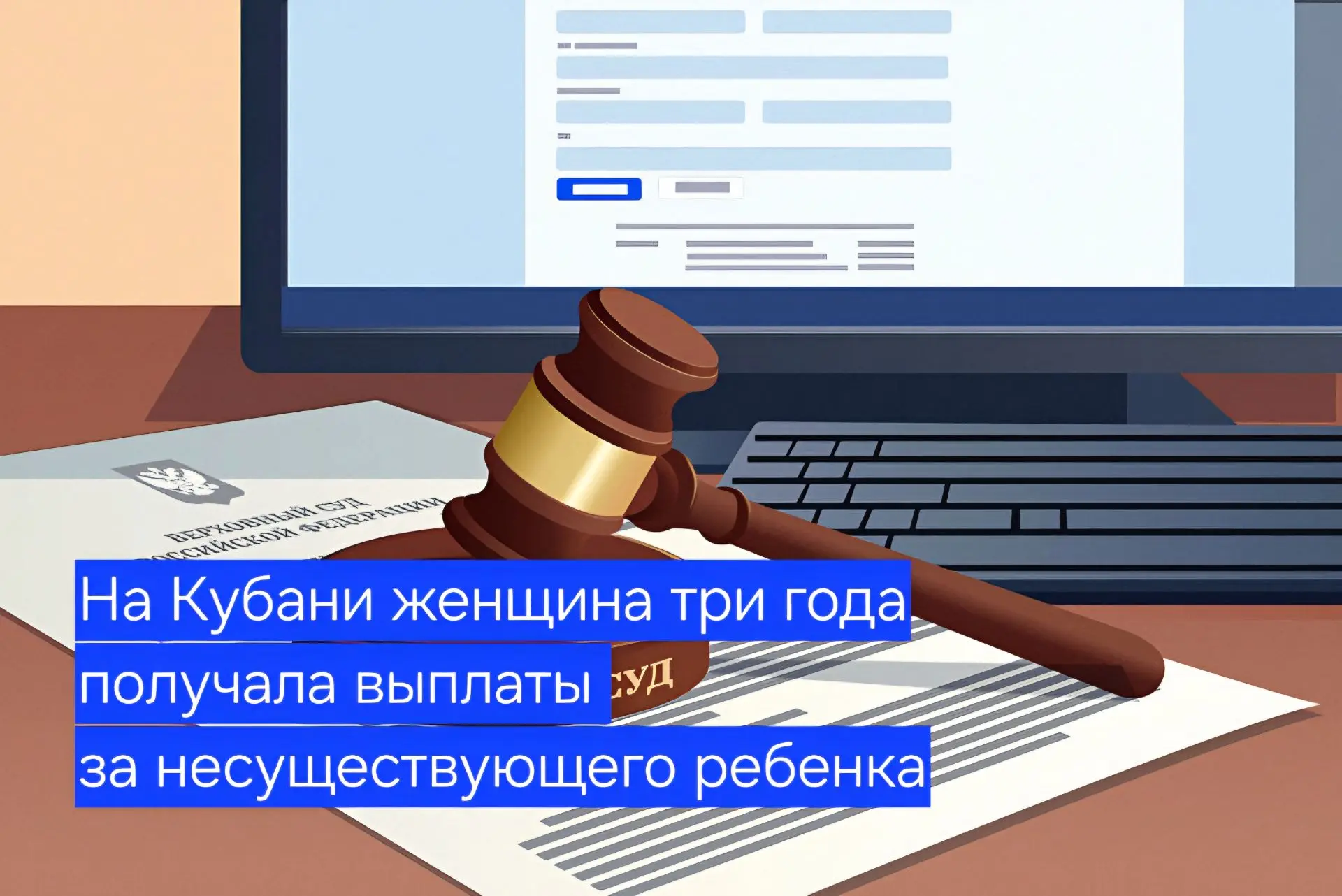 На Кубани женщина три года получала выплаты за несуществующего ребенка… — публикация канала «Единое пособие | ПОСОБИЯ»