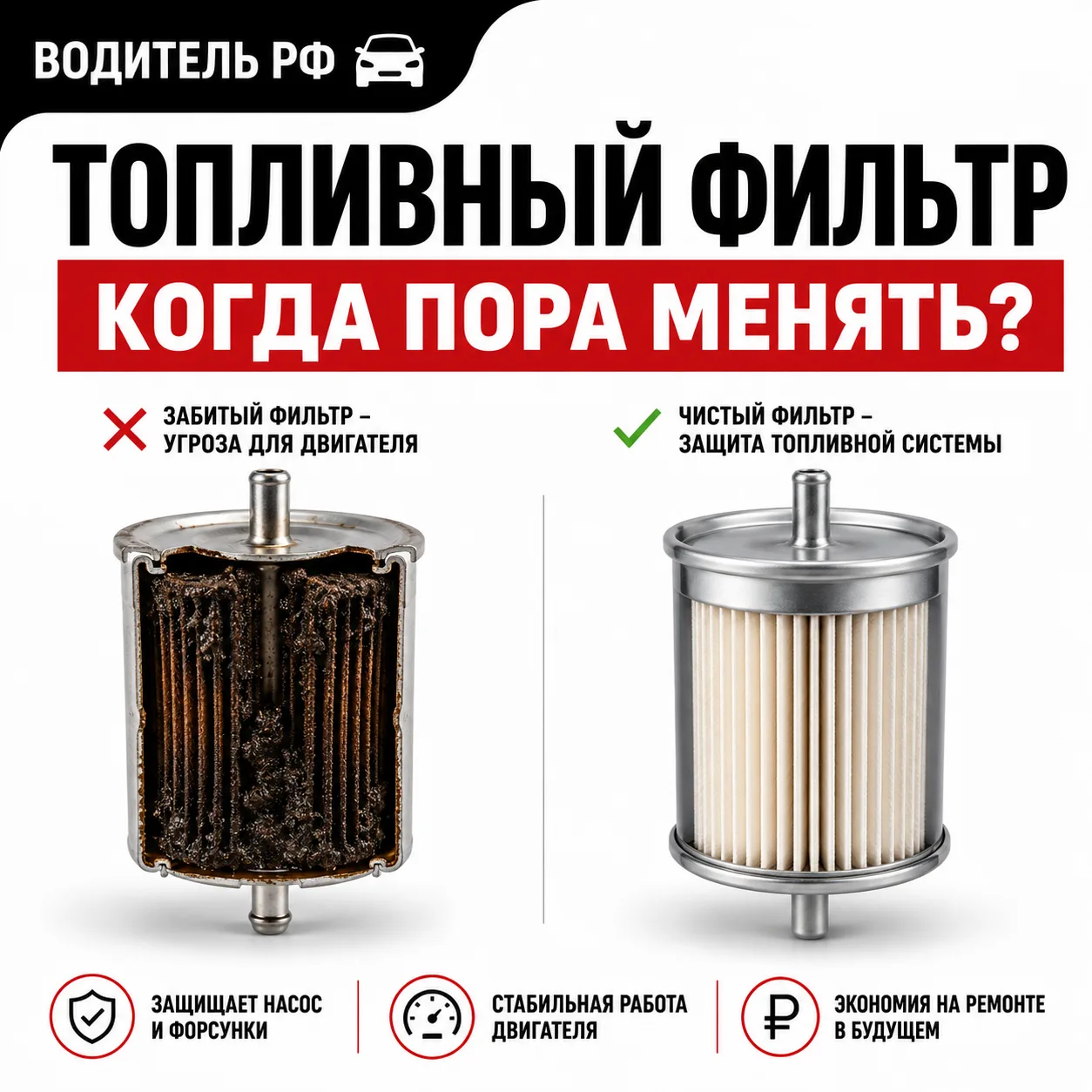 Топливный фильтр: как часто его нужно менять на самом деле и к чему приводит экономия


Многие счита