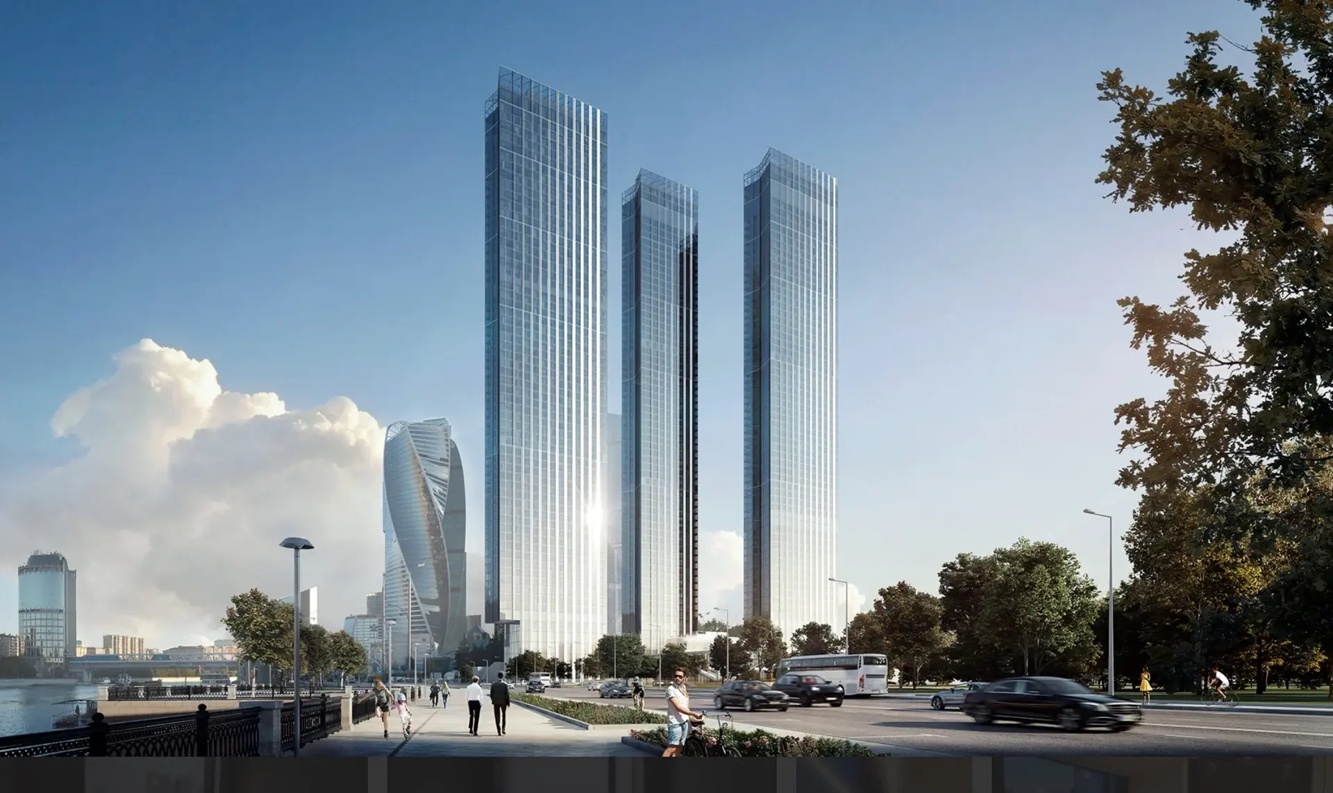 Видовая квартира на 40-м этаже Capital Towers🔎