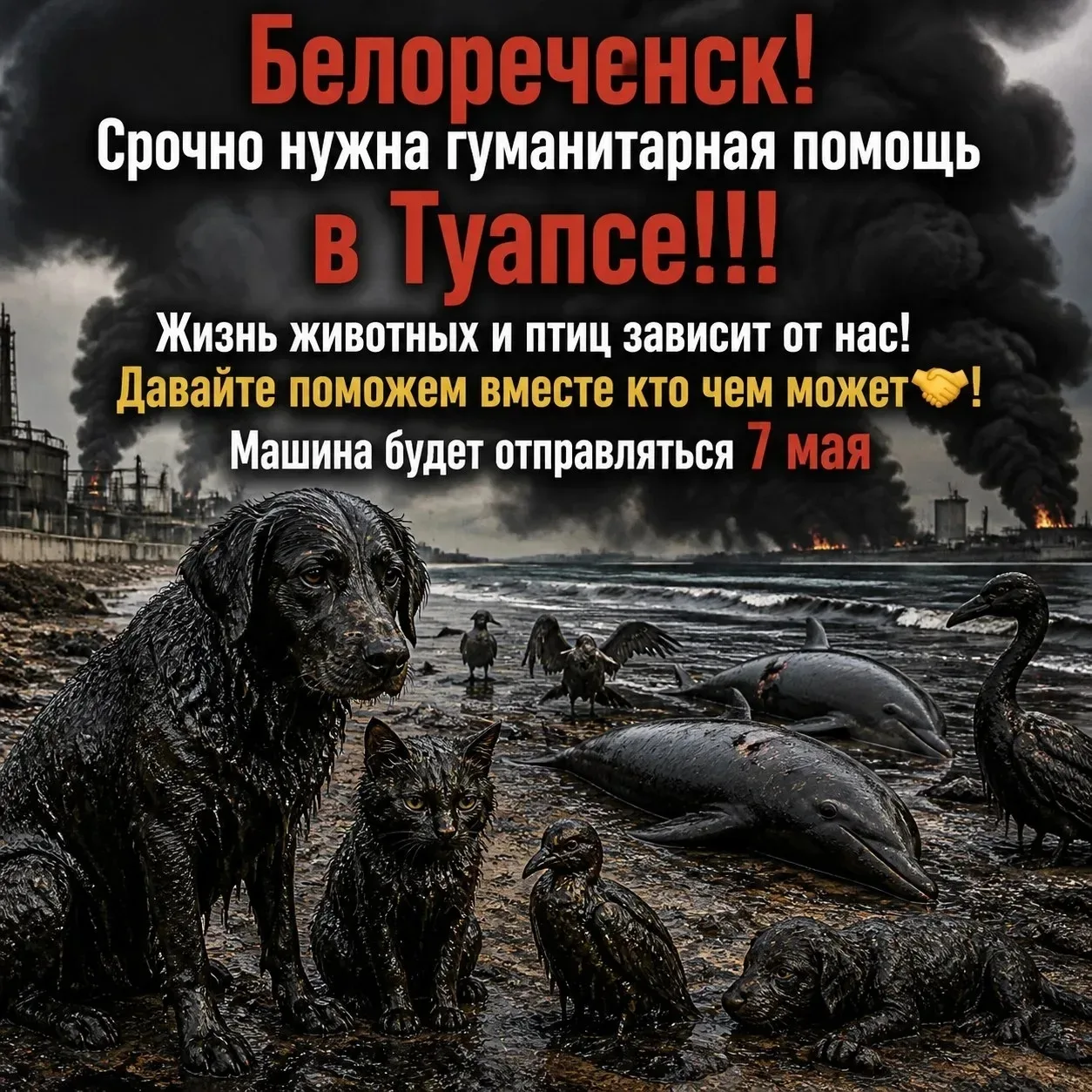 📢 БЕЛОРЕЧЕНСК и БЕЛОРЕЧЕНСКИЙ РАЙОН❗❗❗ Все мы следим за событиями в Туапсе. Сотни неравнодушных люде