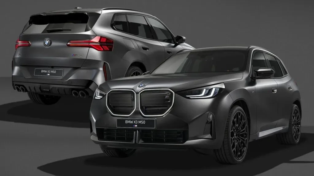 BMW X3 M50 получил больше мощности и чёрный пакет