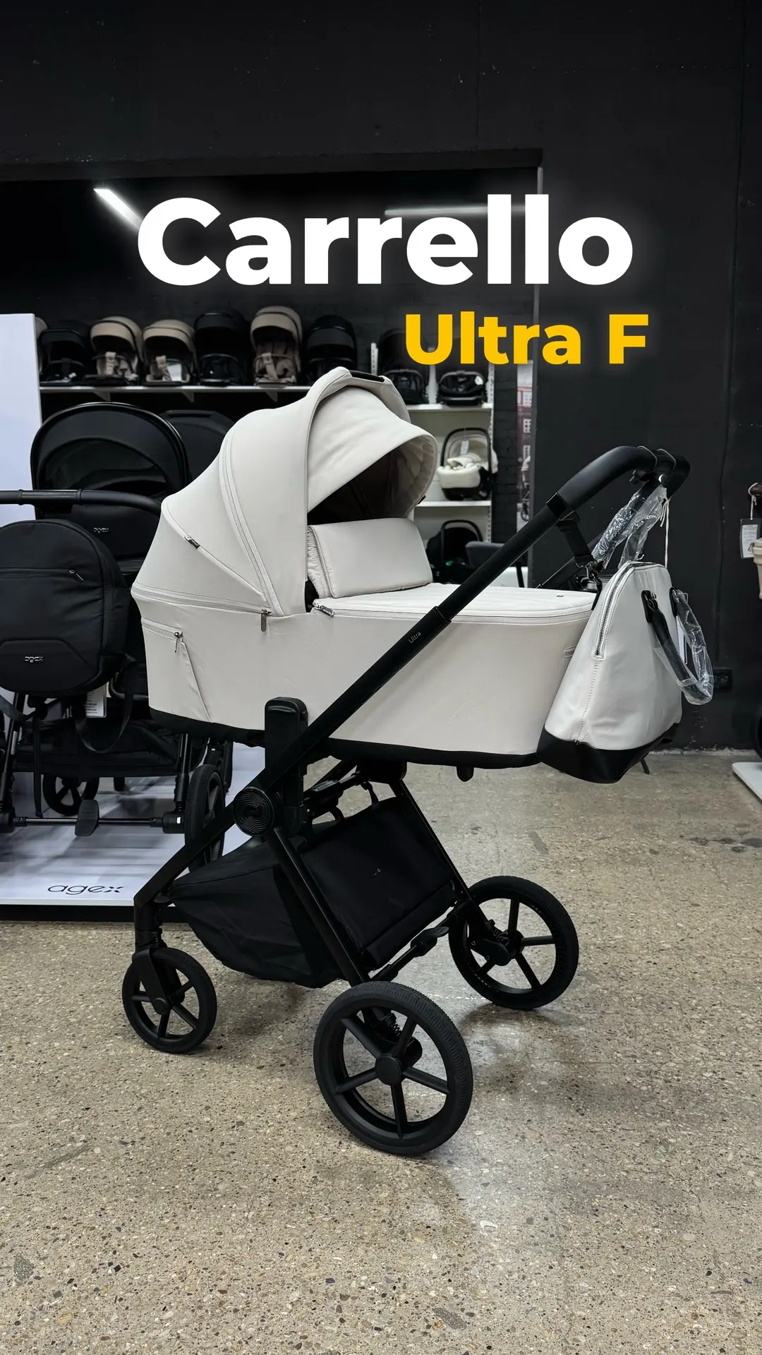 🛒 Carrello Ultra F: стиль, комфорт и компактность в одной коляске!