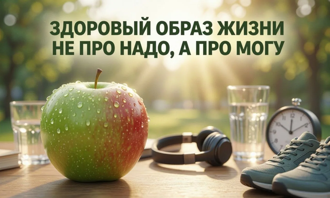 🍏 Здоровый образ жизни: не про «надо», а про «могу» 👋Многие думают, что ЗОЖ — это тол...