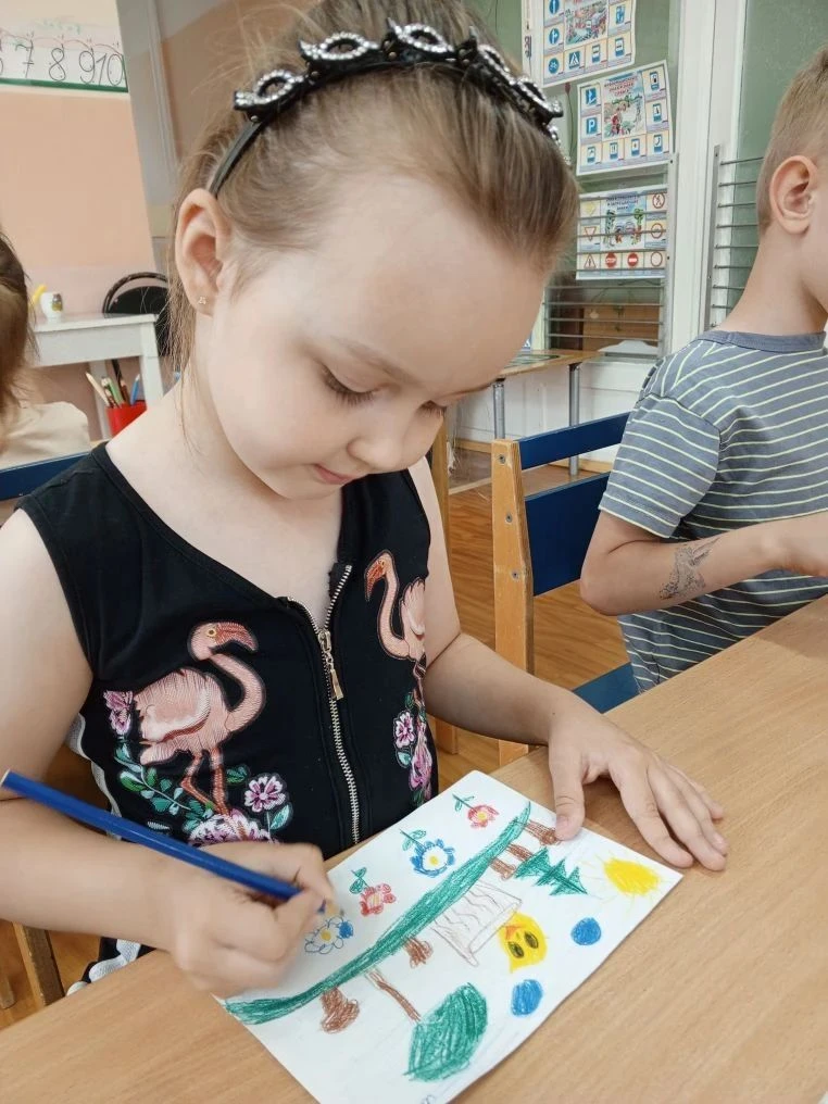 Дошкольное отделение: детский сад "Журавушка" ❤
Рисование "Моя любимая сказка" в средней группе №7 "