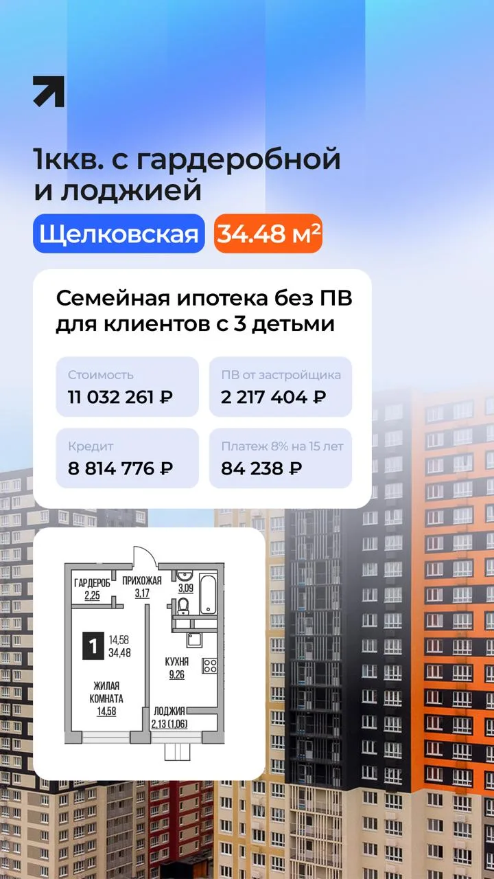 Программа без ПВ по обновленной Семейной ипотеке от ГК Гранель