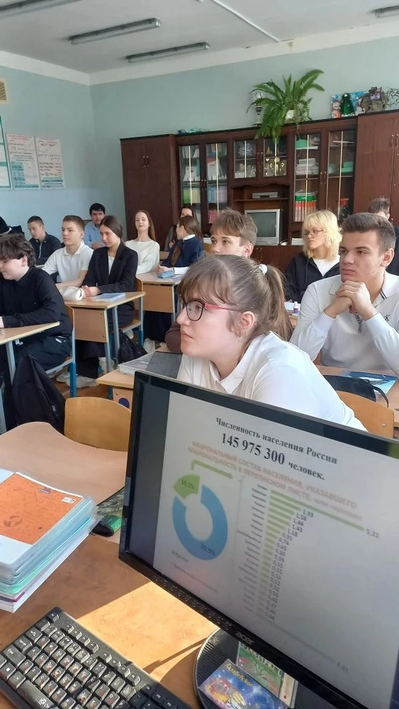 В марте в МБОУ "Новолядинская СОШ" прошли занимательные часы,  посвященные году единства народов Рос