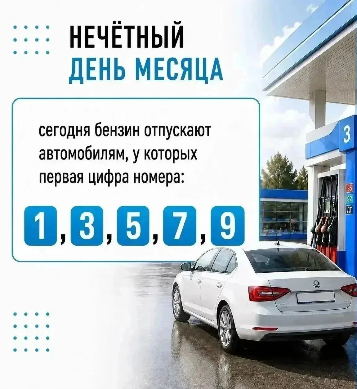 ‼️⛽Сегодня, 29 августа, бензин на АЗС будут отпускать владельцам автомобилей, у которых...