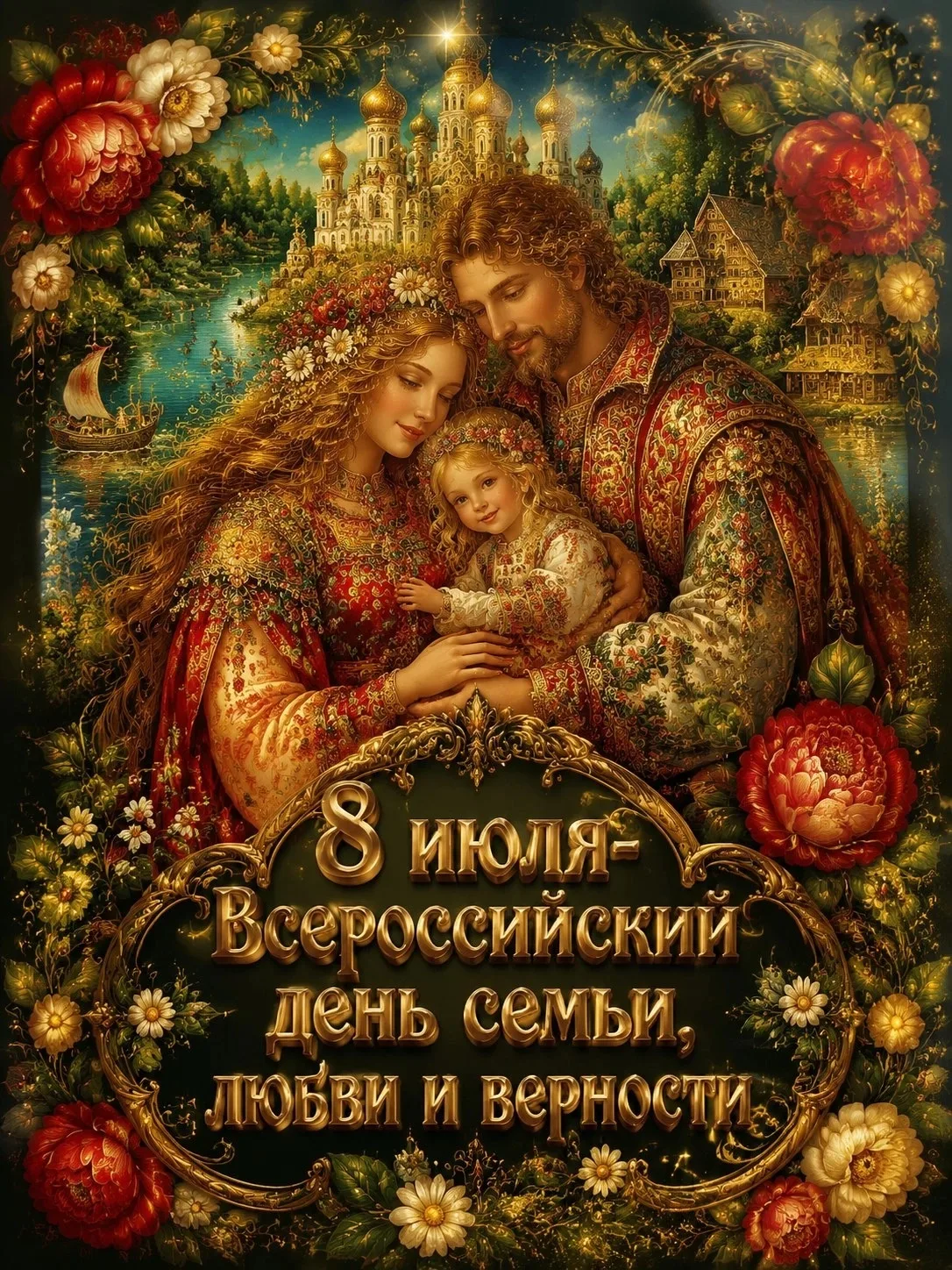 С Днем семьи, любви и верности! ❤️🌼