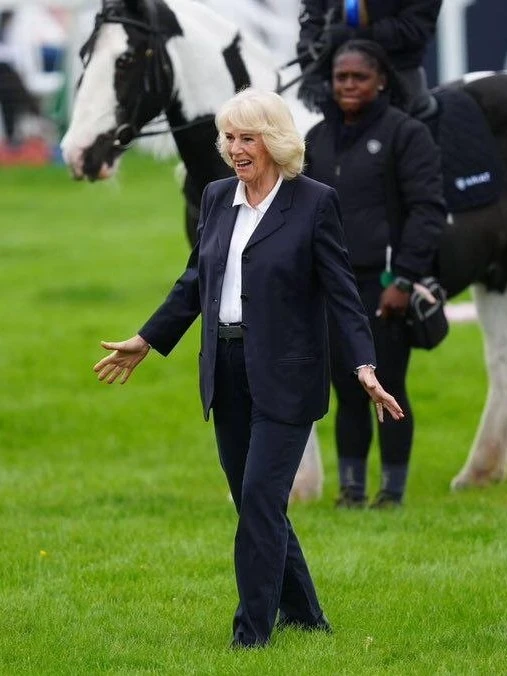 Камилла посетила второй день соревнований по конному спорту Badminton Horse Trials в Бадминтоне (Гло