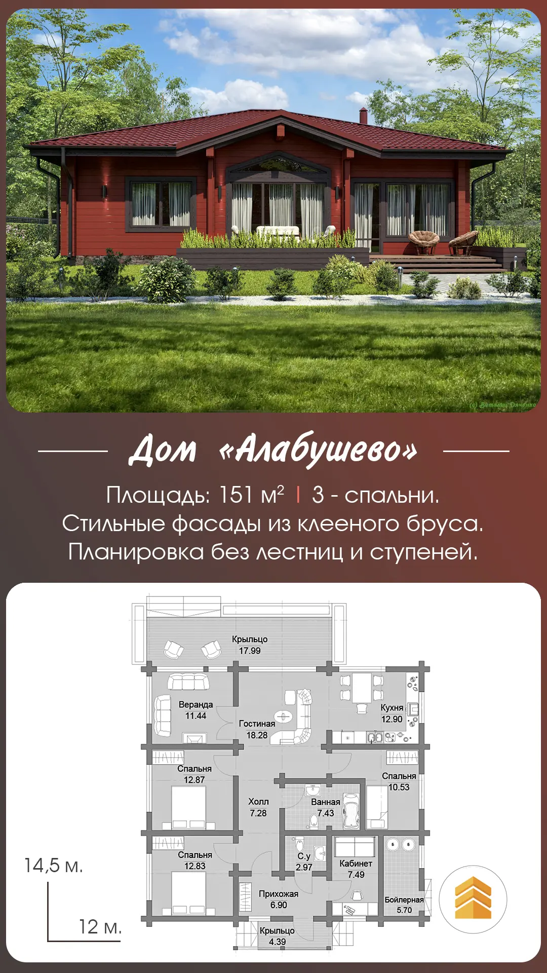 💁 Проект «Алабушево» создан специально для тех, кто ценит тепло домашнего очага, безоп...