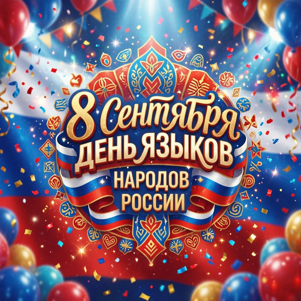 🎉 8 сентября — День языков народов России! 🎉