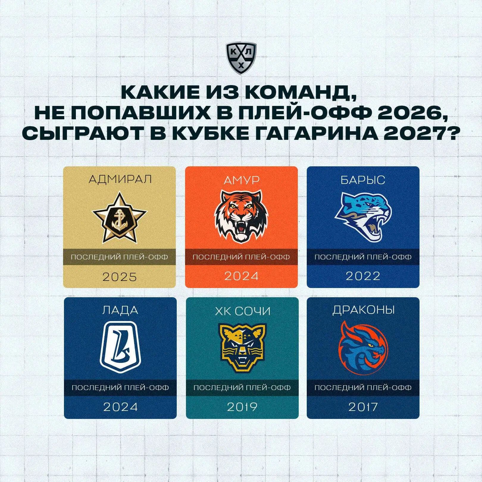 Кого из них увидим в плей-офф этой весной?