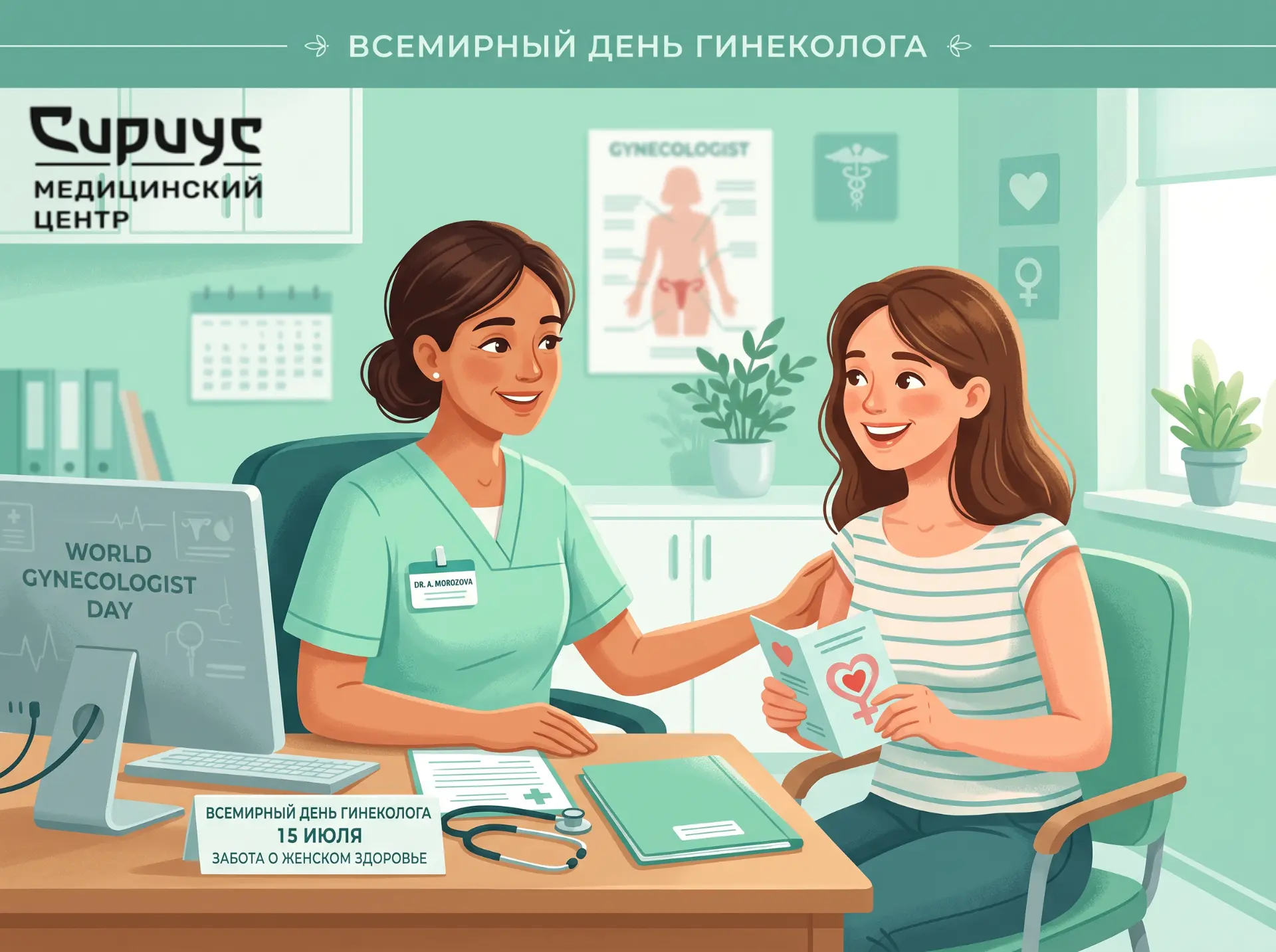 📆 15 июля отмечается Всероссийский день акушера-гинеколога

Сегодня мы поздравляем тех, кто бережёт