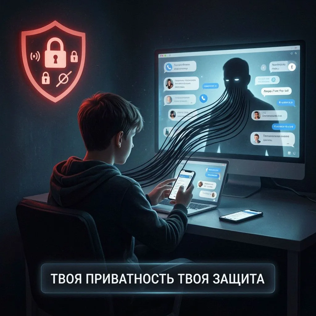 🔒 Доксинг и вербовка: как подростки становятся мишенью