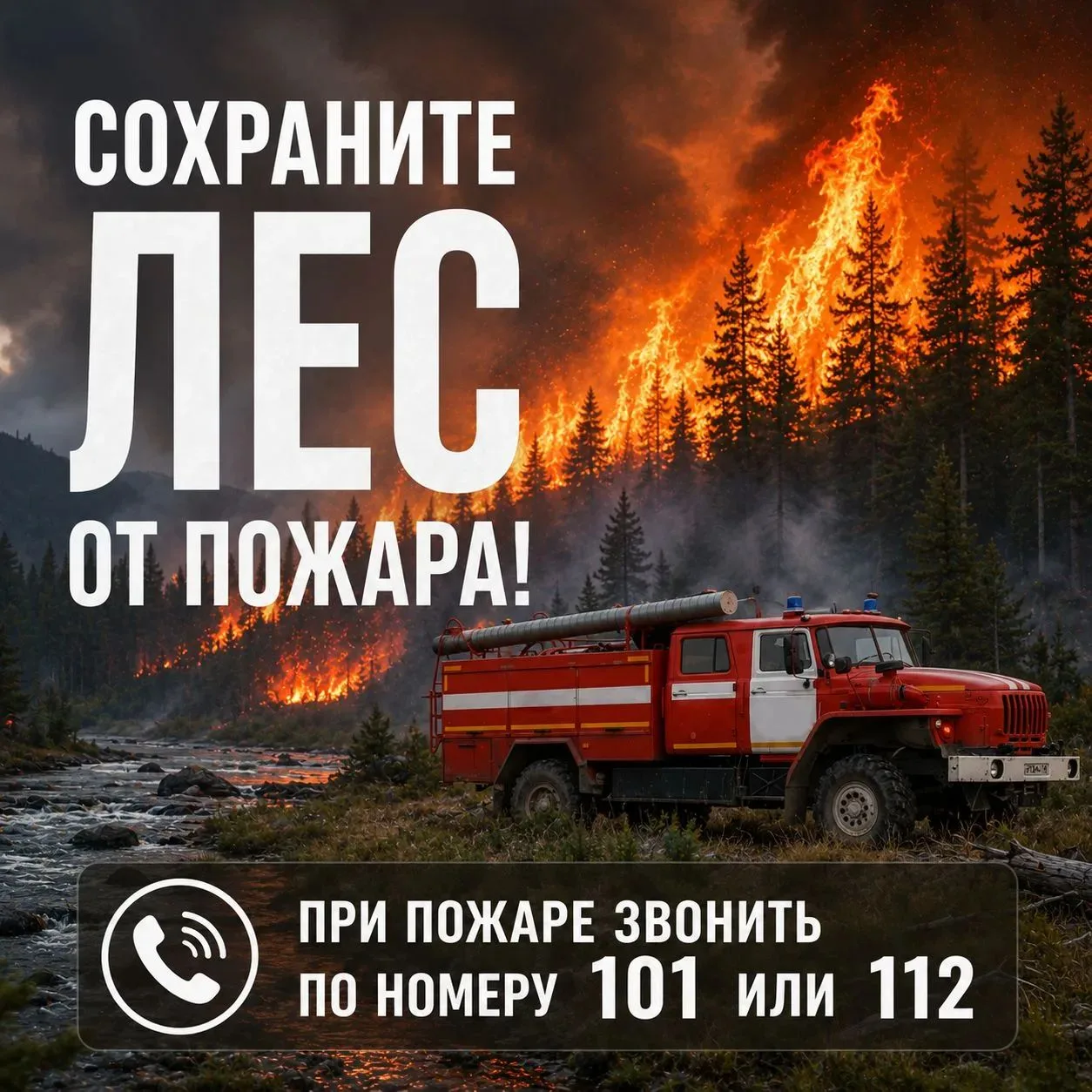 Каждый год пожары уничтожают миллионы гектаров леса.