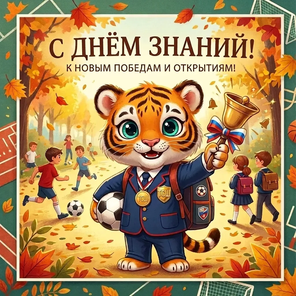 🍁 С Днём знаний, дорогие спортсмены, тренеры и родители!