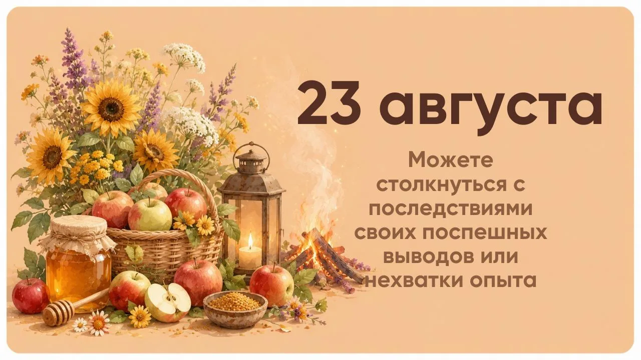 СОВЕТ ДНЯ ➡️ 23 АВГУСТА