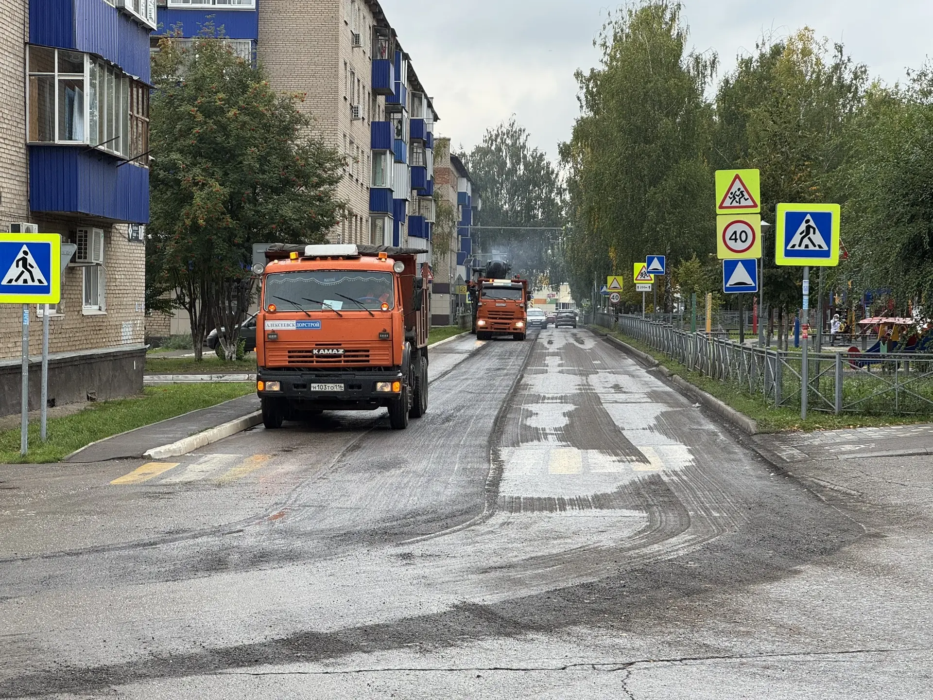 🚧В Менделеевске начались работы по реконструкции автомобильной дороги по улице Бурмист...