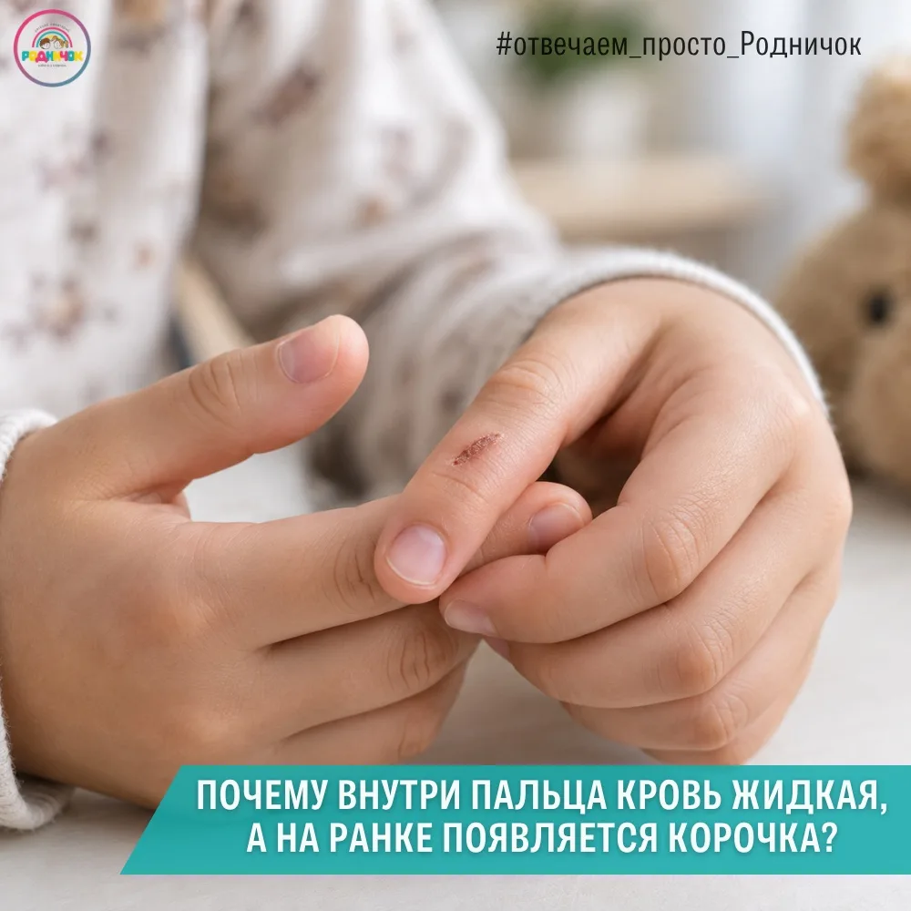 Пока кровь находится внутри здоровых сосудов, она остаётся жидкой и свободно движется п...